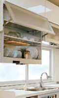 システムキッチン用　電動昇降型食器乾燥機
